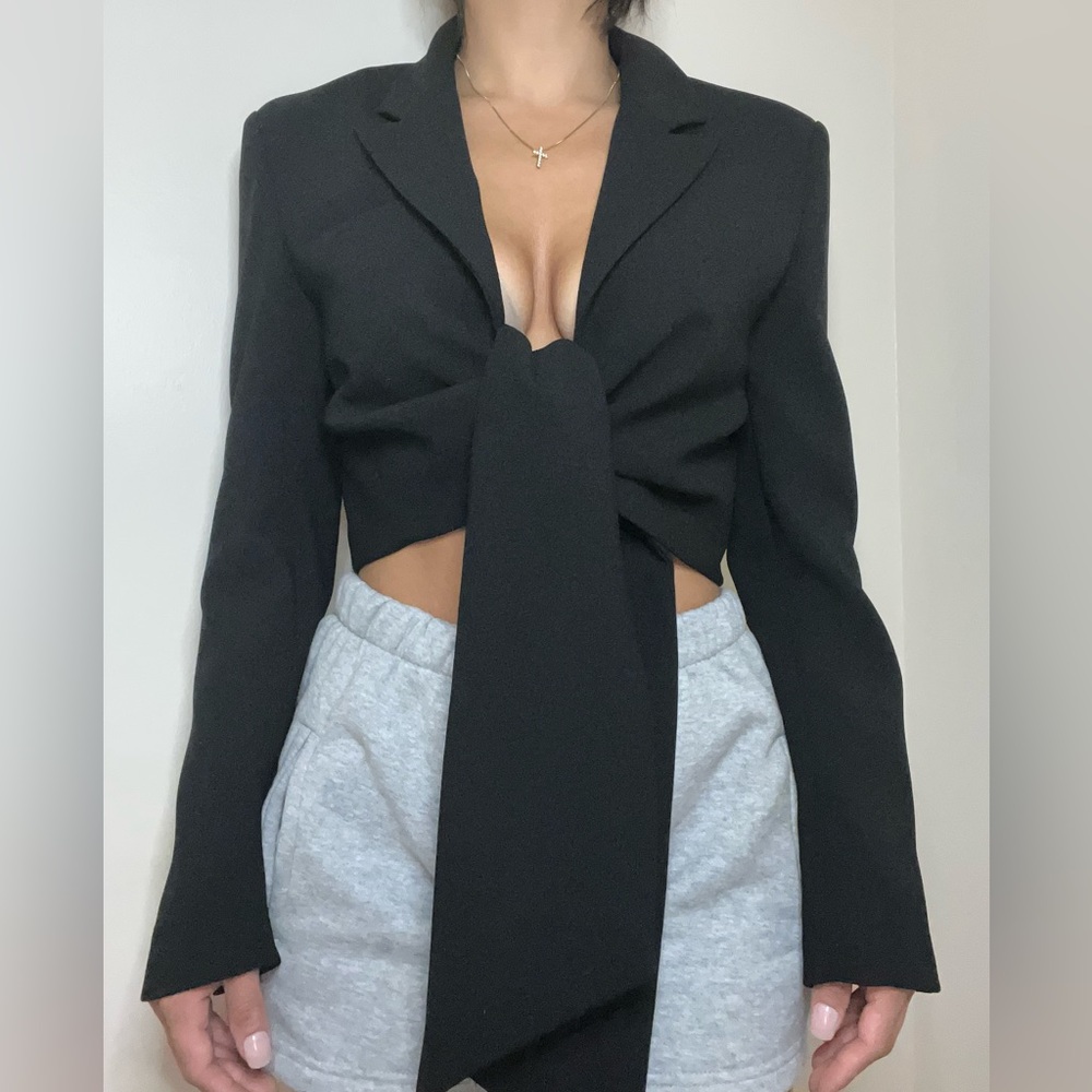 Cropped blazer